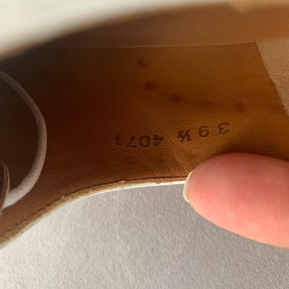 NIB Robert Clergerie Paris White Studded Brogue Shoes size 39.5 - Picture 13 of 15